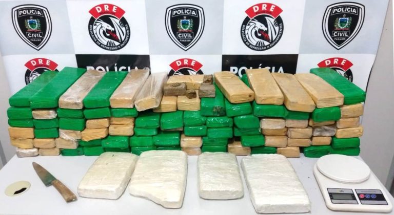 Polícia apreende mais de 100kg de drogas em CG após troca de tiros