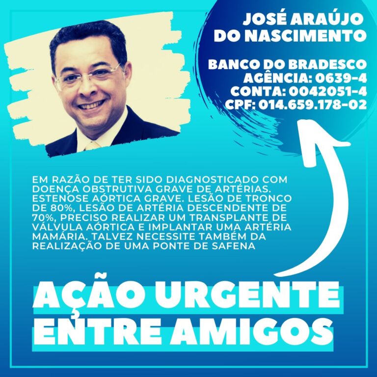 Advogado precisa de R$18 mil para fazer cirurgia de urgência no coração; saiba como ajudar