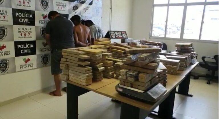 Polícia apreende 350 kg de maconha em Bayeux