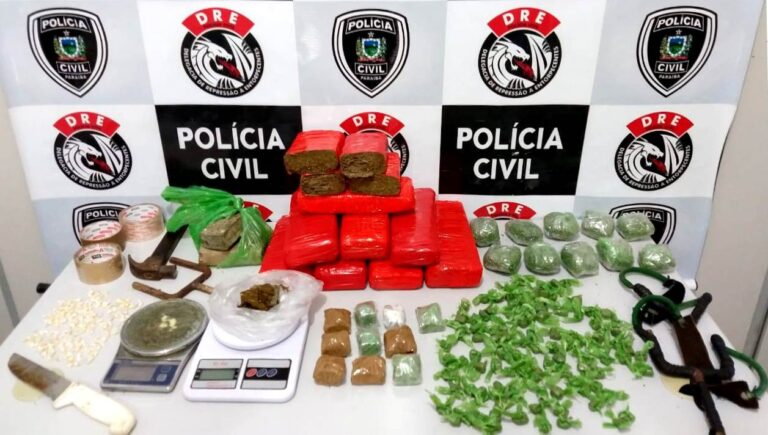 Operação Escudo: Polícia apreende 13 quilos de drogas em Campina Grande