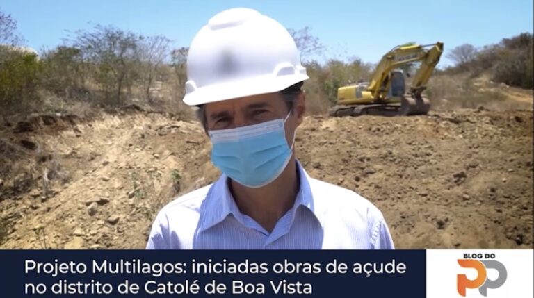 Multilagos: Romero assina ordem de serviço e PMCG inicia construção de açude em Catolé de Boa Vista