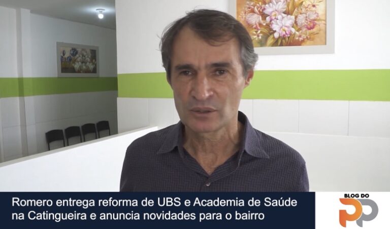 Romero entrega reforma de UBS e Academia de Saúde na Catingueira; veja vídeo