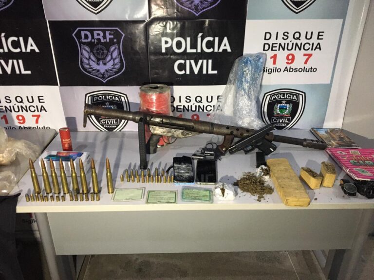 Arma capaz de derrubar avião e furar blindado é apreendida em Campina Grande; Equipamento pertencia a criminosos mortos em confronto