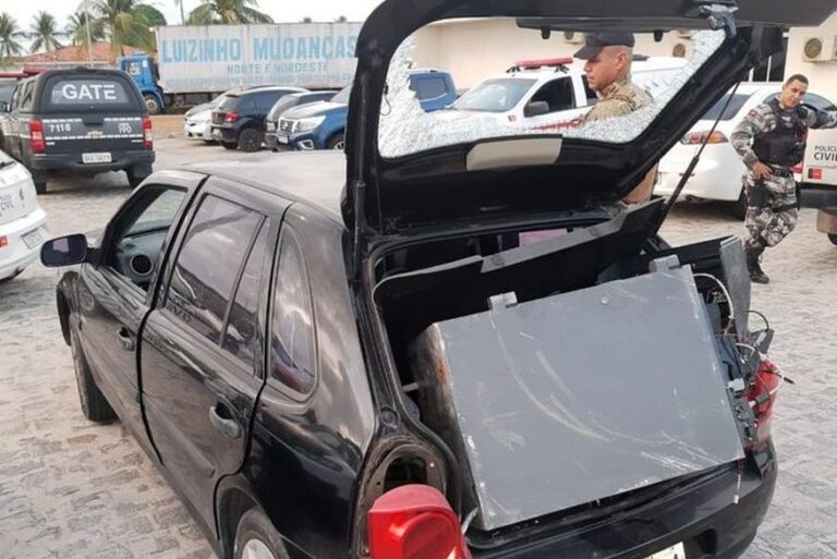 Grupo é preso após roubar cofre em postos de combustíveis de João Pessoa