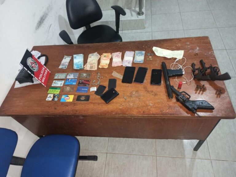 Trio é preso após invadir residência e praticar assalto com muita violência na PB