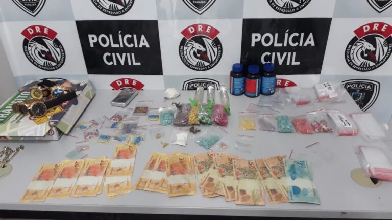 Jovem é preso com mais de mil comprimidos de ecstasy, em Campina Grande