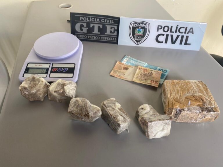 Mulher é presa com material suficiente para produzir mais de 4 mil pedras de crack, no Cariri