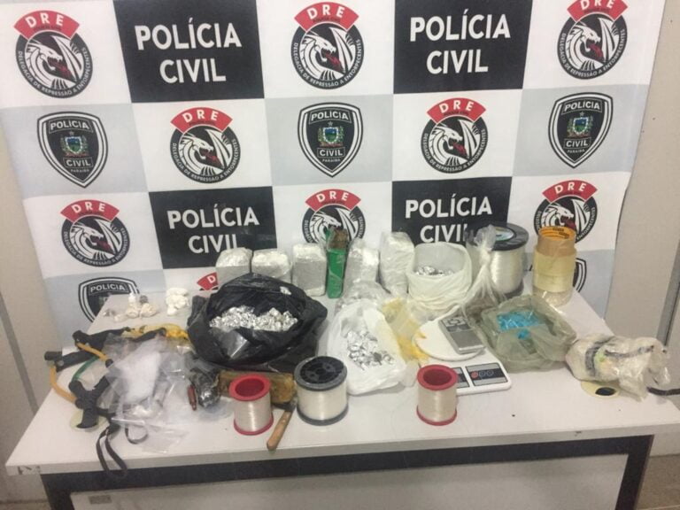 Polícia apreende mais de 10 quilos de drogas e prende duas pessoas na zona leste de Campina Grande