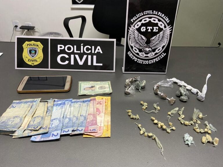 PUXINANÃ: Prestadora de serviços é presa vendendo drogas em ginásio esportivo