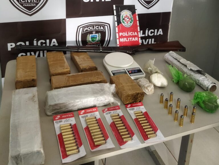 ARARUNA: Adolescente é apreendida com drogas, arma e munições
