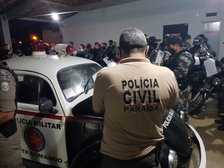 Operação cumpre quase 40 mandados de busca e apreensão no Sertão da Paraíba