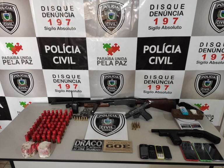 MEGAOPERAÇÃO: Quinze membros de facções criminosas são presos no Sertão da Paraíba