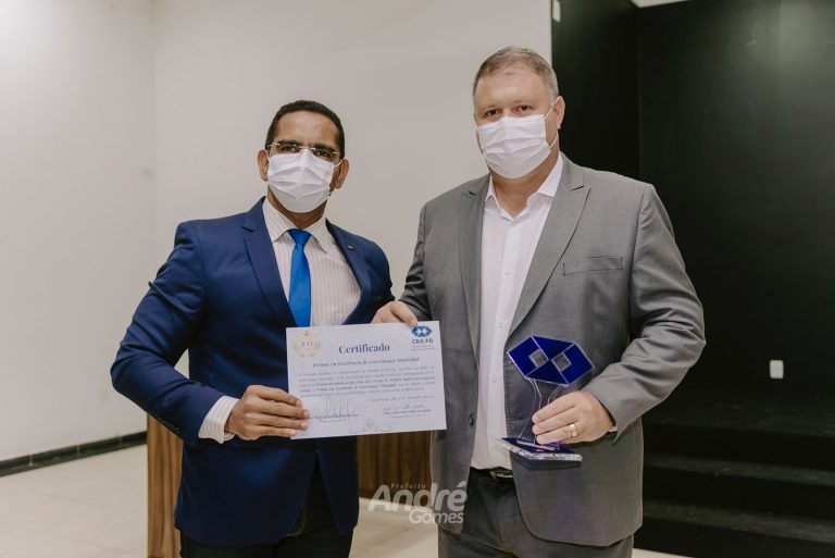 Boa Vista é destaque pela 3ª vez consecutiva em governança municipal. André Gomes recebeu o prêmio