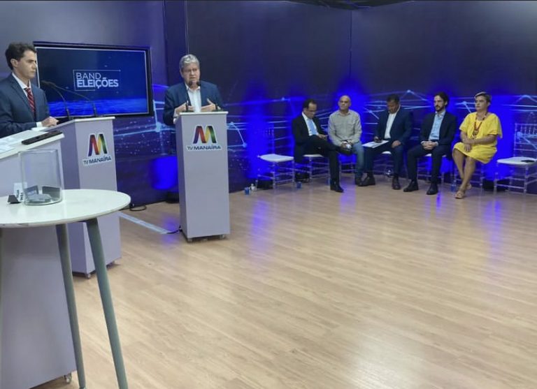 TV Manaíra realiza primeiro debate com candidatos ao Governo da Paraíba; Veja desempenhos