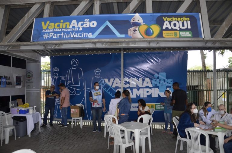 NESTA QUARTA-FEIRA: Vacinação contra Covid-19 e Influenza acontece até 20h no Terminal de Integração de CG