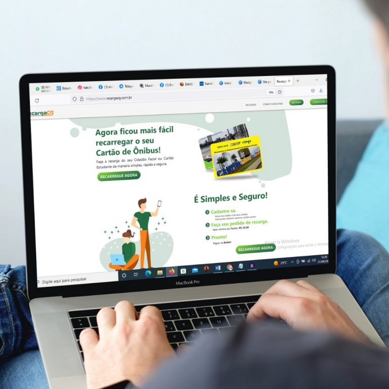 Clientes do transporte coletivo de Campina Grande podem fazer a recarga online do cartão Vale Bus
