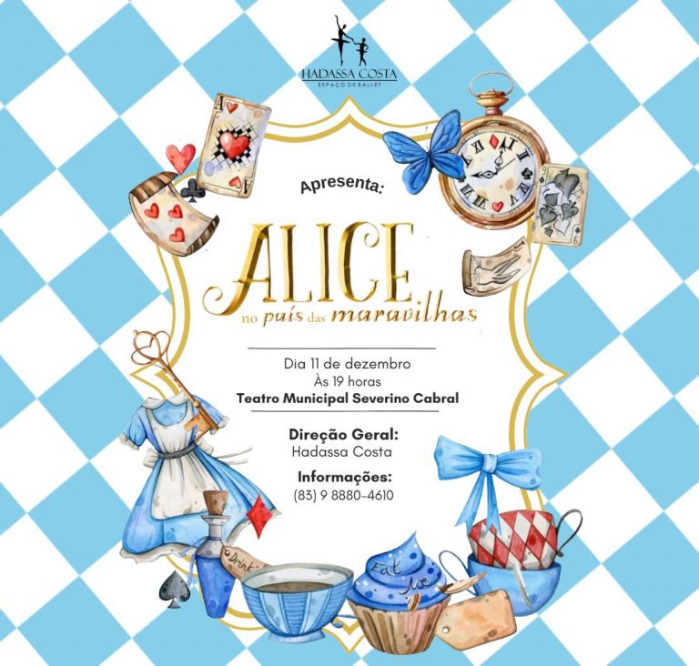 Espaço de Ballet Hadassa Costa vive “contagem regressiva” para espetáculo “Alice no País das Maravilhas”