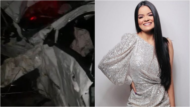 Cantora paraibana Danieze Santiago sofre acidente de carro no Ceará; homem morre