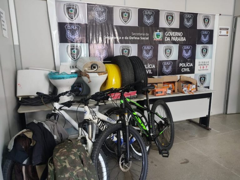 Dupla é presa acusada de receptação e furto contra a Apae de Campina Grande