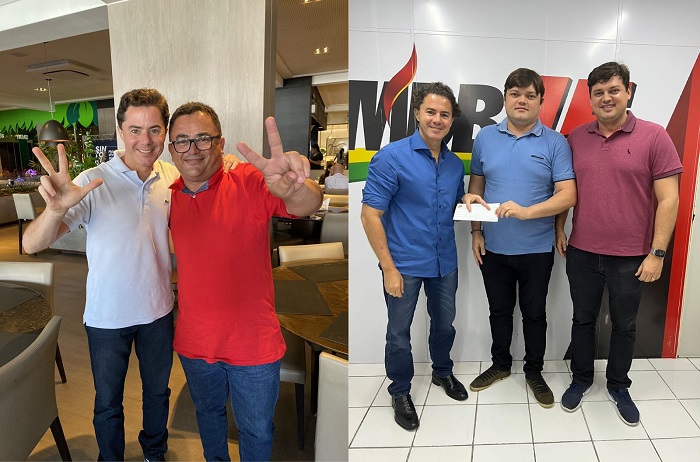 BAIXAS NO PDT E AVANTE: Prefeitos paraibanos anunciam filiação ao MDB de Veneziano