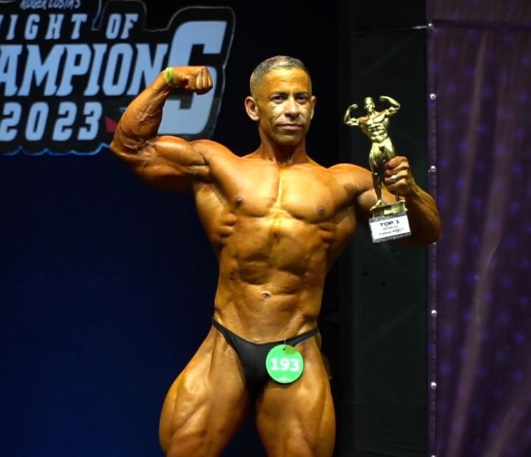 Fisiculturista de CG conquista pódio no campeonato Nordest Legends
