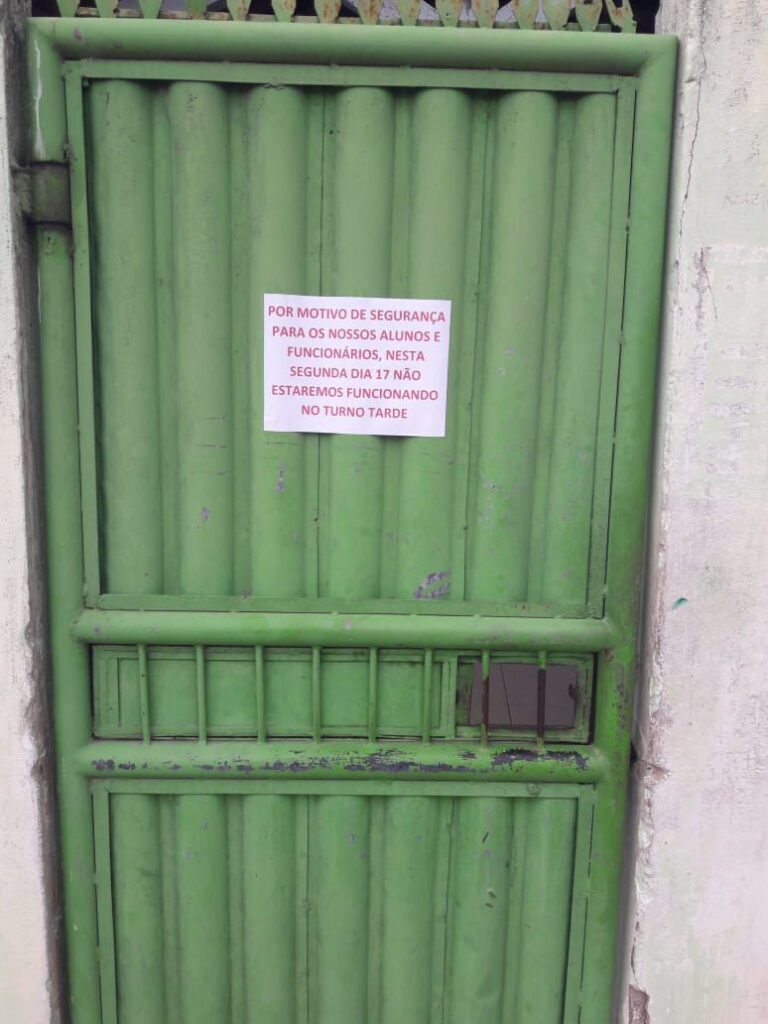 Escola Municipal de CG suspende aulas após suposto ataque