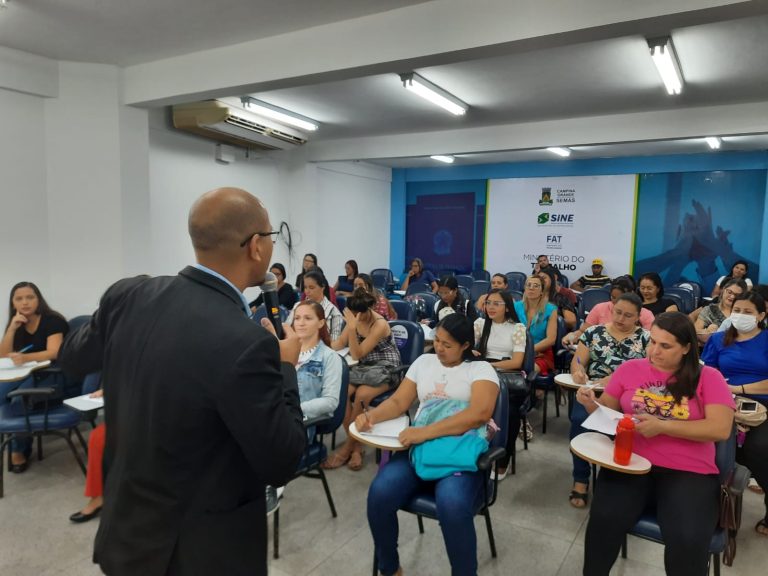 Sine Municipal realiza programação com cursos de qualificação profissional gratuitos