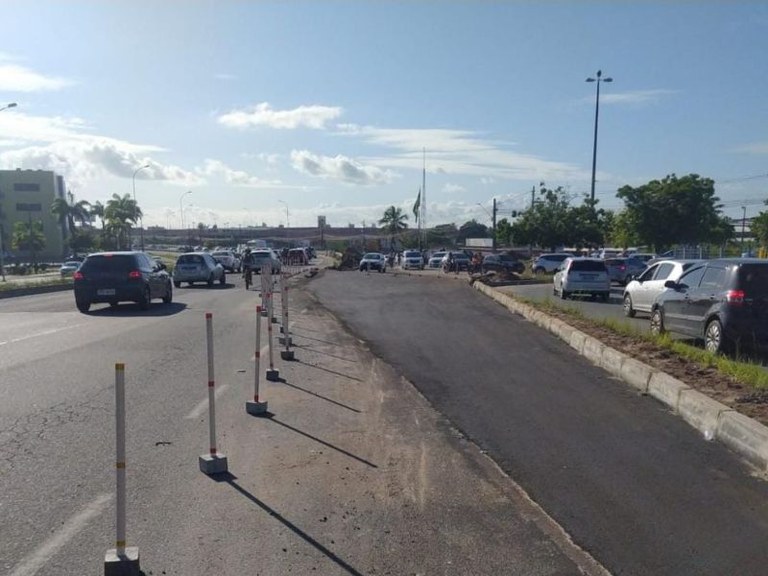 Faixas da BR-230 serão interditadas neste domingo (14) para construção do Viaduto de Água Fria