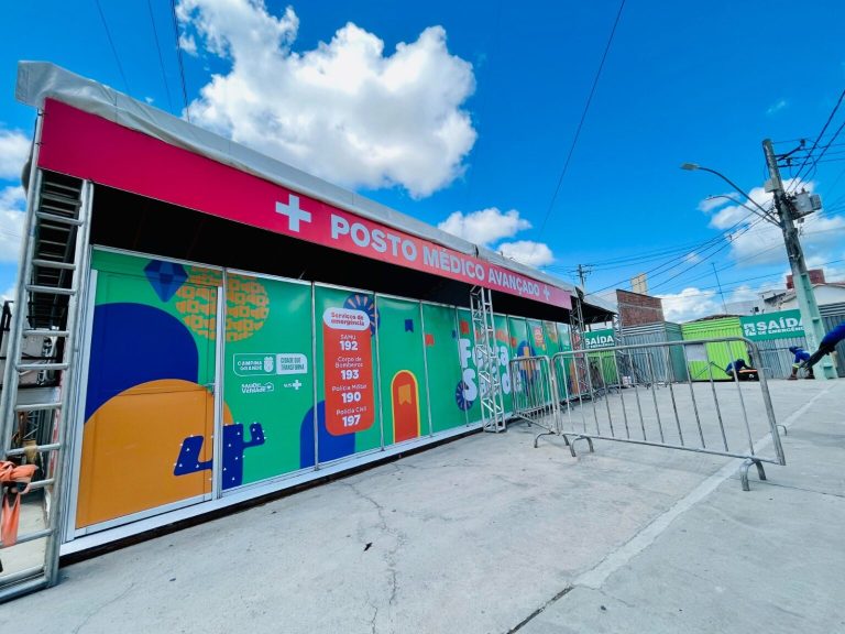 Posto médico da Prefeitura de CG ultrapassa 100 atendimentos no Parque do Povo