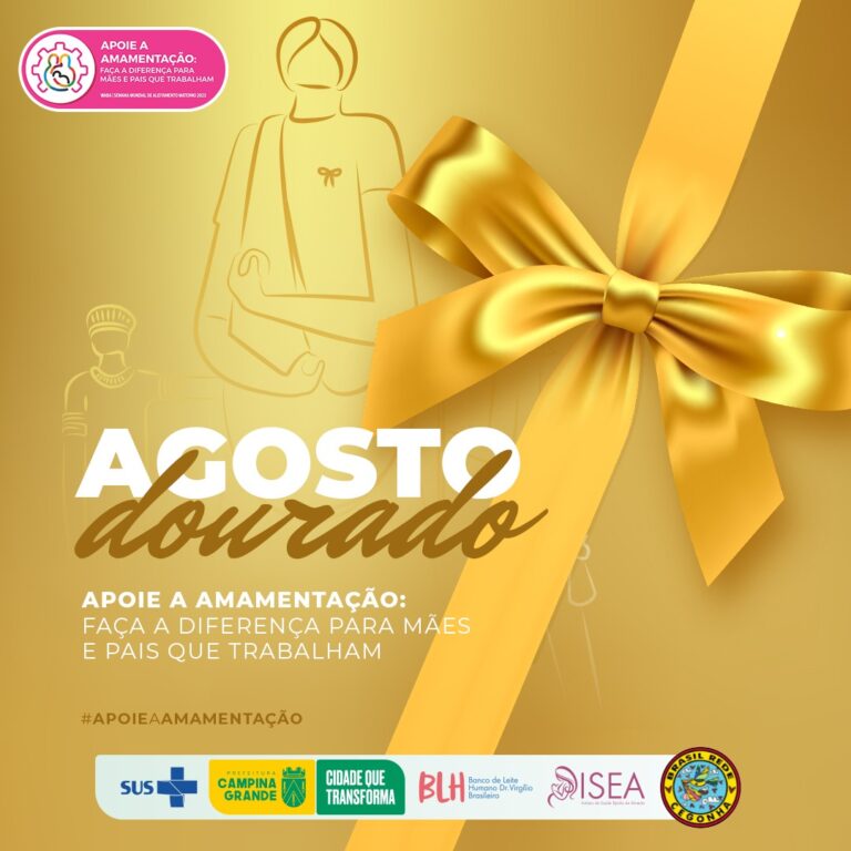 Agosto Dourado: Abertura da Semana Mundial de Aleitamento Materno acontece nesta terça no ISEA