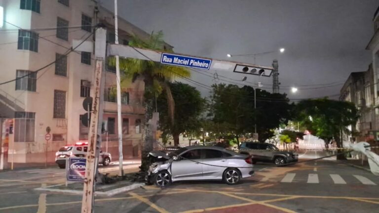 Motorista envolvido em acidente no Centro de CG poderá ser responsabilizado, diz STTP