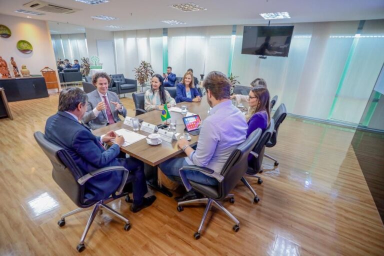Bruno e Veneziano se reúnem com ministro Wellington Dias, em Brasília