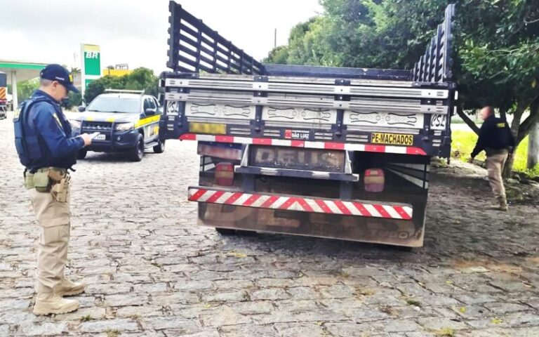 Caminhão é recuperado pela PRF em CG poucas horas após ser furtado