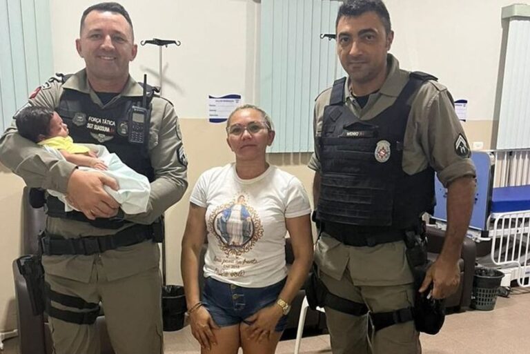 Policiais militares salvam bebê engasgado com leite materno no Sertão da PB