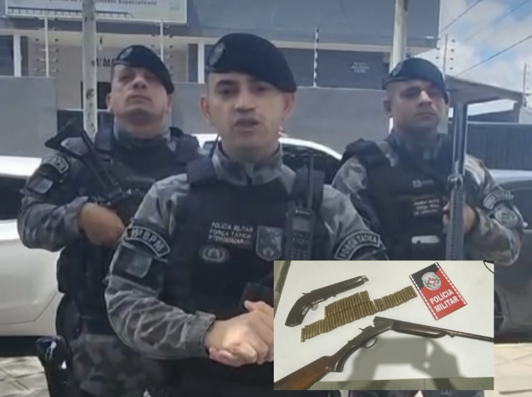 Valentão é preso com arma por violência doméstica, em Esperança/PB