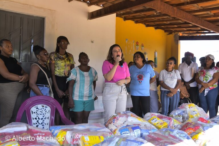 Pollyana Dutra leva ação de segurança alimentar a comunidades tradicionais da PB