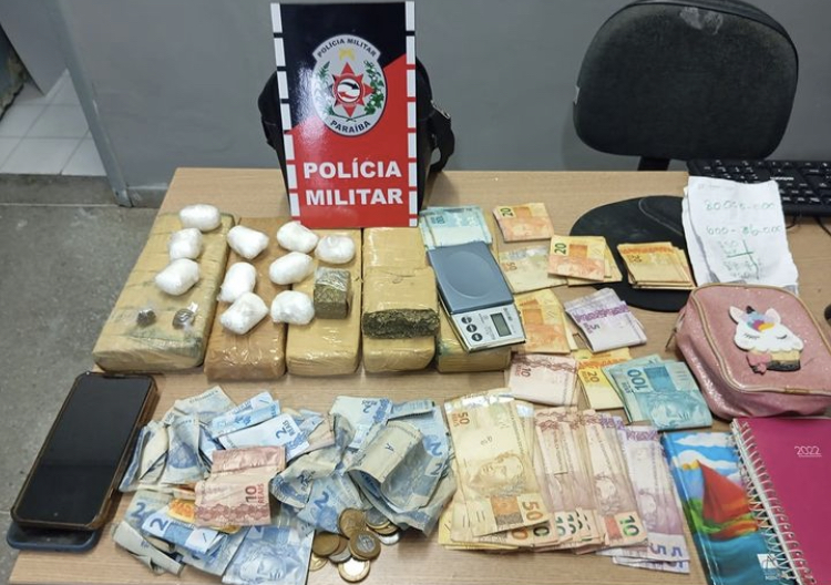 Mulher com bebê vai pegar droga e é presa, em Campina Grande