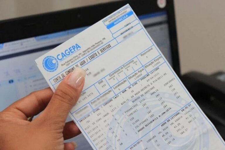 Cagepa propõe aumento de 7,72% no valor da conta de água na Paraíba