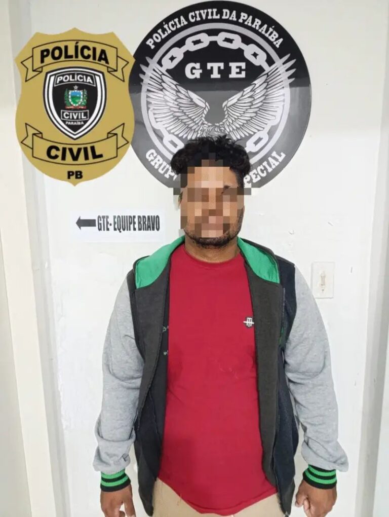 Polícia prende suspeito de estuprar a própria irmã menor de idade, na Paraíba