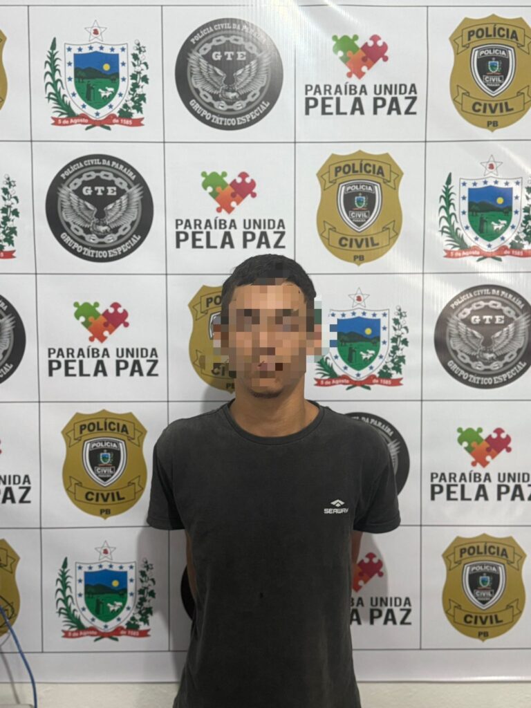 Foragido por roubo é preso em Puxinanã após operação da Polícia Civil da Paraíba