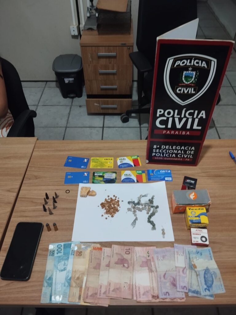 Polícia Civil prende foragido por homicídio e mais cinco pessoas durante ações no Brejo paraibano