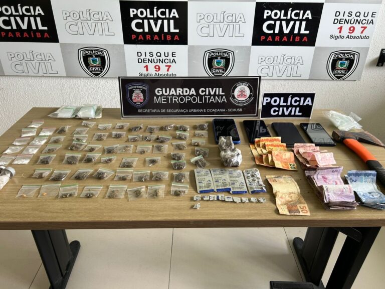 Polícia Civil prende quatro suspeitos por tráfico no Altiplano