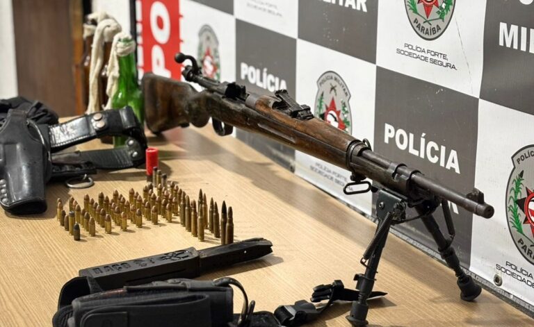 Operação apreende fuzil que seria usado em ataque em JP