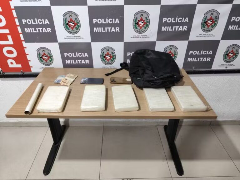 Homem é preso com cinco quilos de cocaína, em João Pessoa