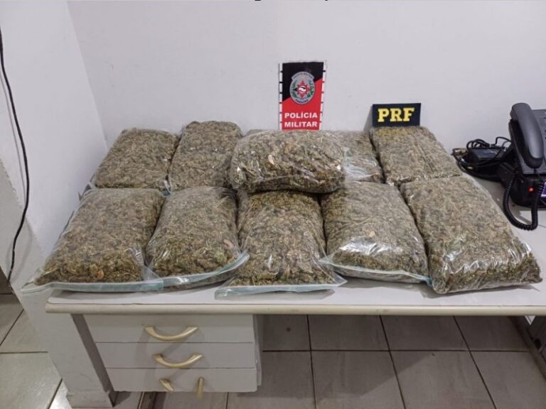 PRF apreende mais de 16 kg de maconha em operações nas rodovias da Paraíba