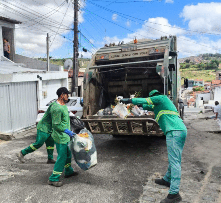 Coleta de lixo será suspensa em Campina Grande no feriado de Ano-Novo